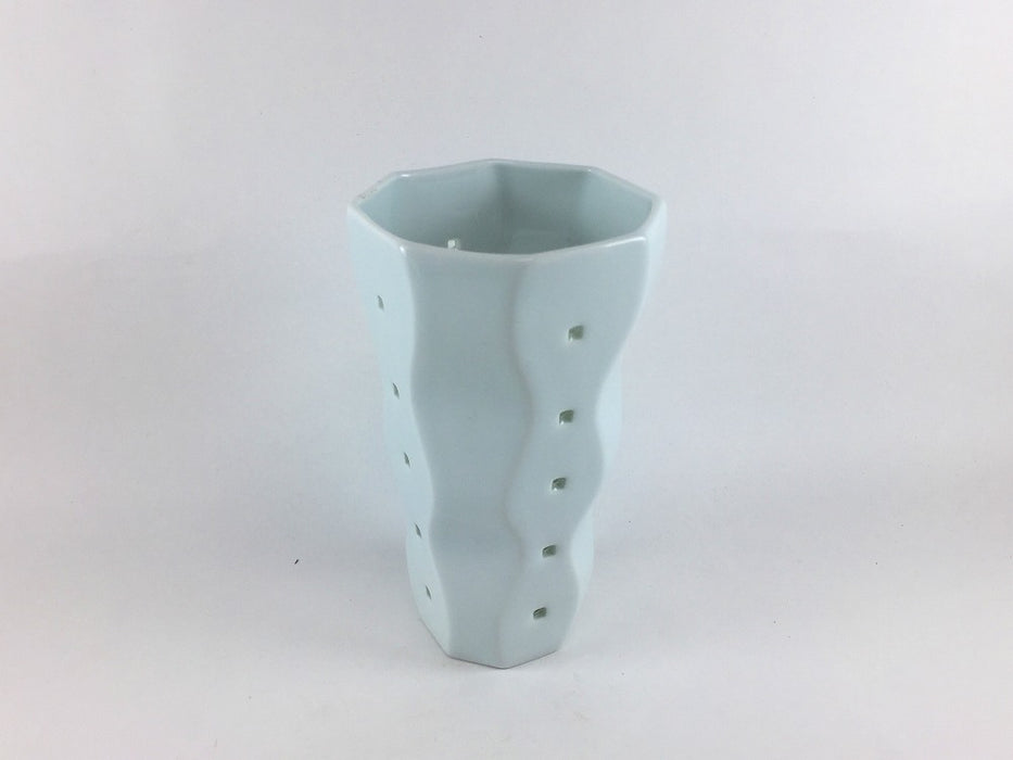 【SALE】水晶角彫八角タンブラー　9cm　波佐見焼【訳あり】