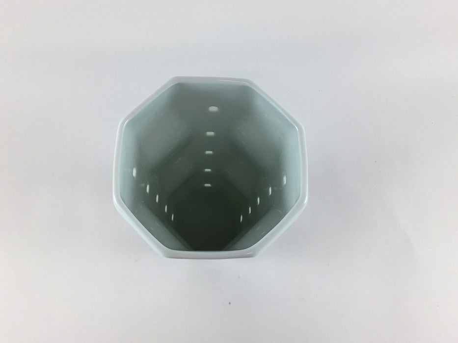 【SALE】水晶角彫八角タンブラー　9cm　波佐見焼【訳あり】