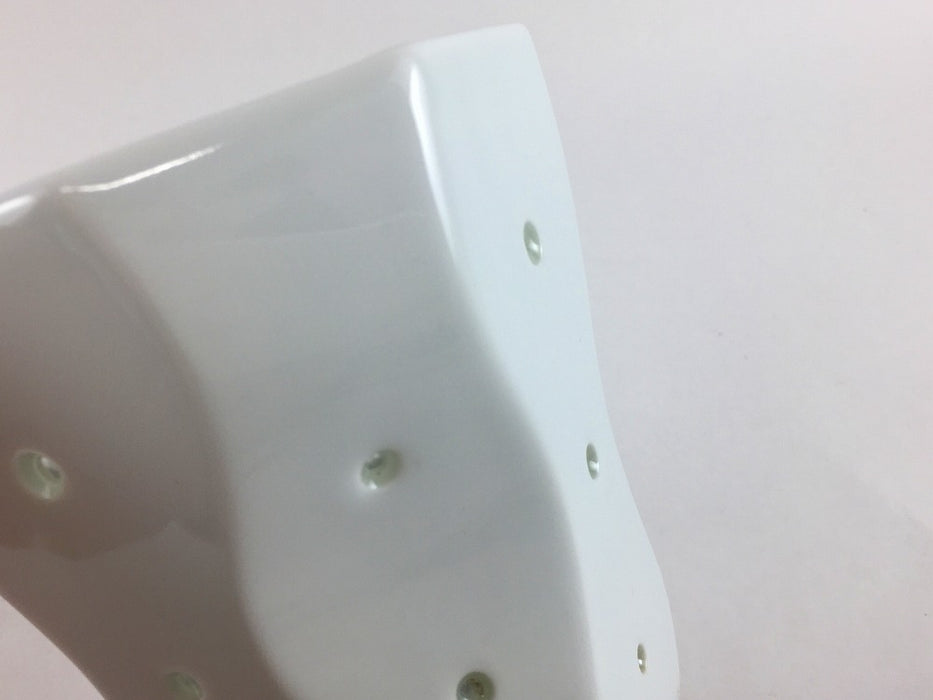 【SALE】水晶全面丸彫八角ロックグラス　9cm　波佐見焼【訳あり】