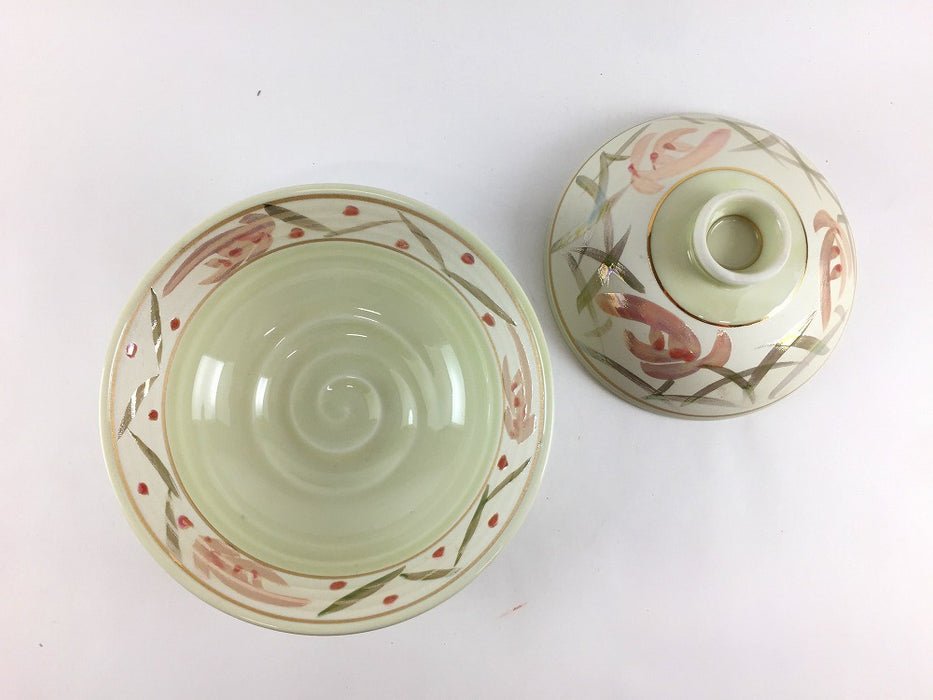 【SALE】130平蓋蘭　ピンク蘭　13cm　有田焼【訳あり】