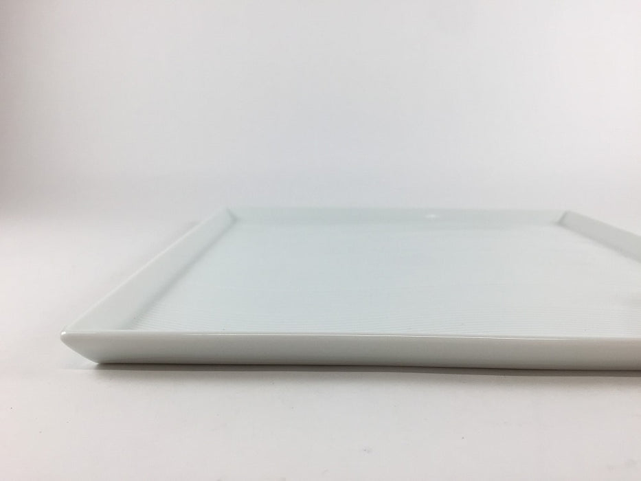 210角皿　波くし目　21cm　波佐見焼(j.R)
