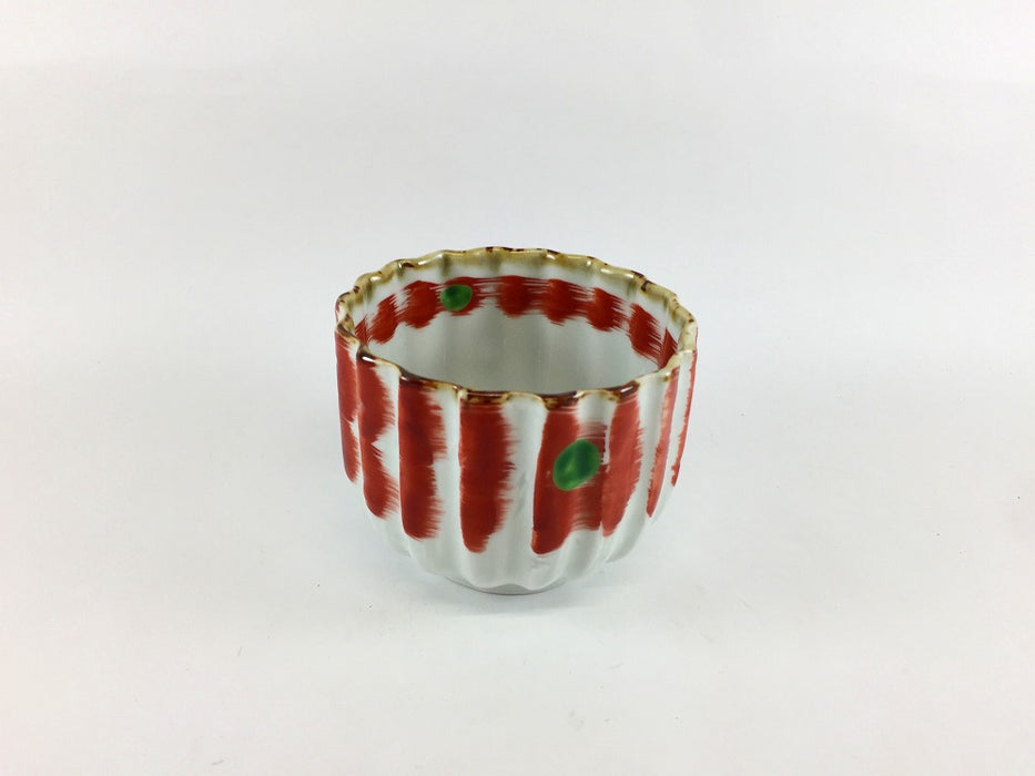 【SALE】朱巻折入小鉢　8cm　有田焼【訳あり】