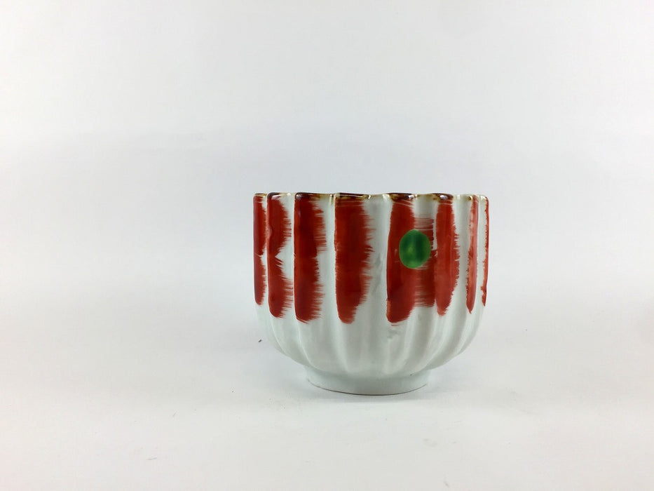 【SALE】朱巻折入小鉢　8cm　有田焼【訳あり】