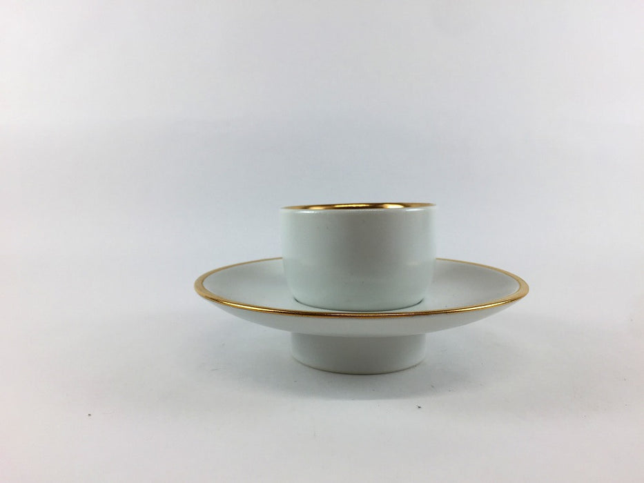 【SALE】献上珍味(23/27)　白マット金　11.5cm　有田焼【訳あり】