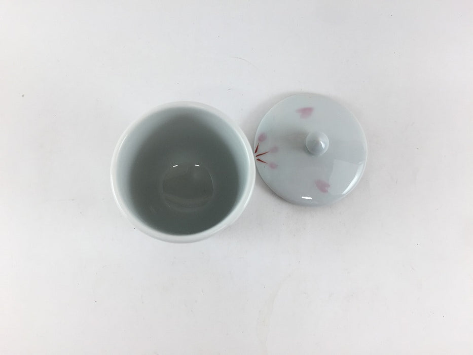 錦早春　筒型ミニ蓋物　6cm　有田焼　(j.R)