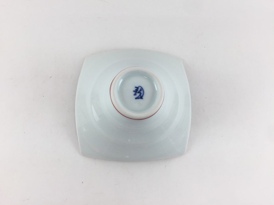 錦都万歴　角切つば広中付　11cm　有田焼　(j.R)