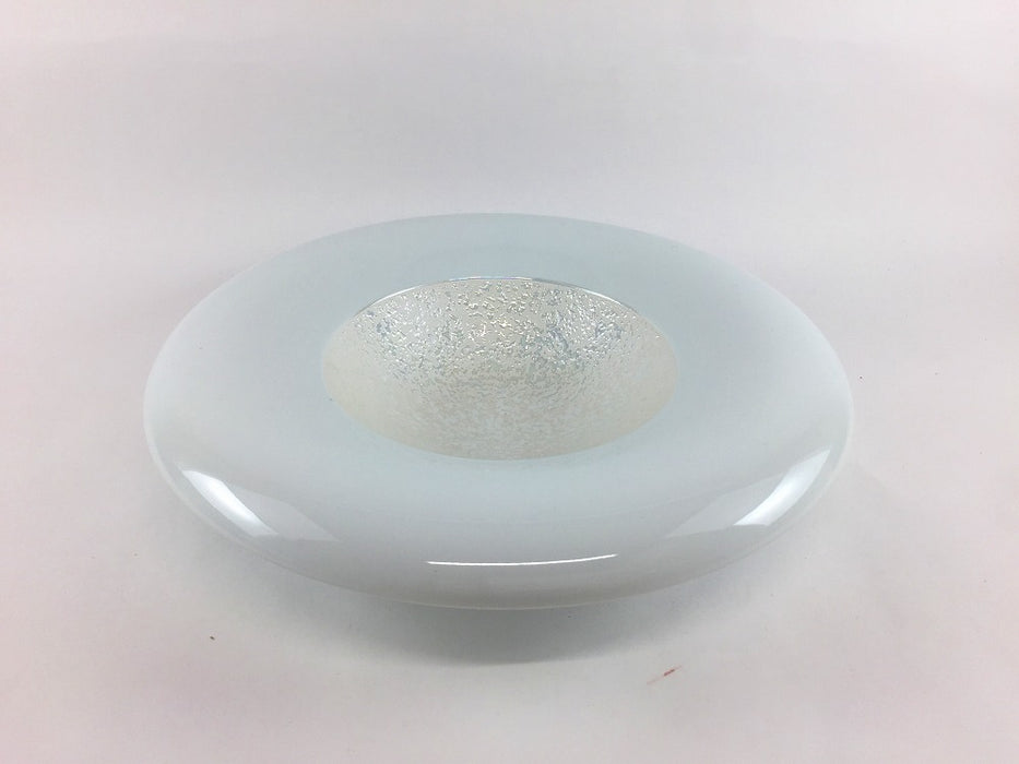 【SALE】白釉内パールボール型向付　21cm　有田焼【訳あり】