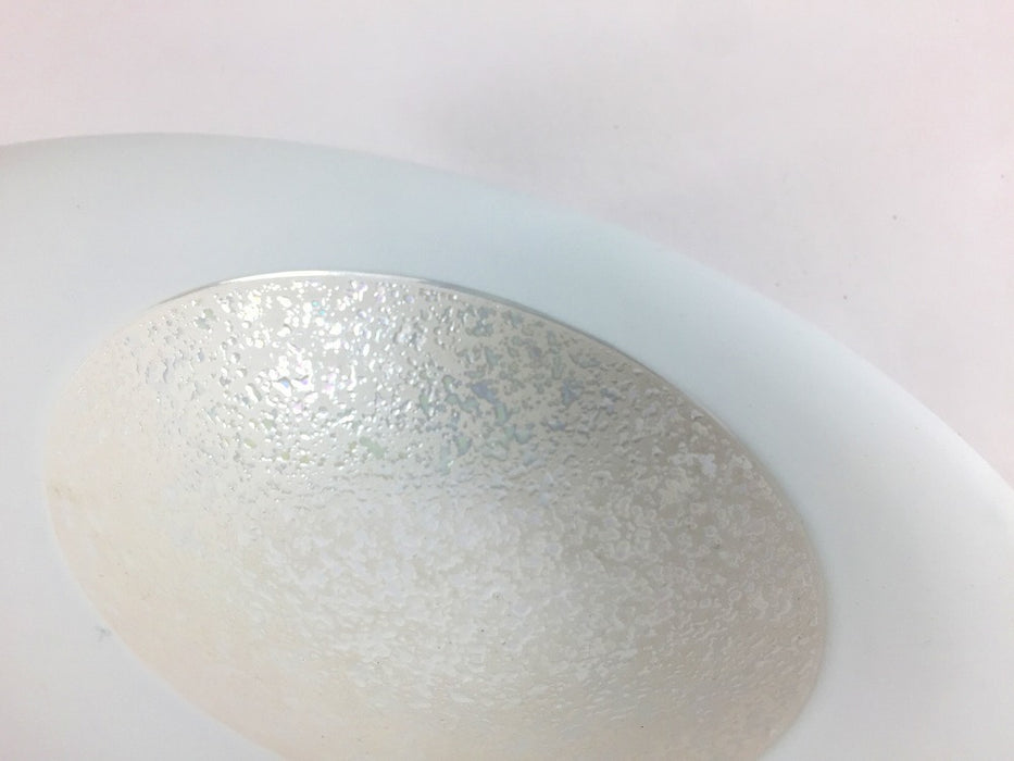 【SALE】白釉内パールボール型向付　21cm　有田焼【訳あり】