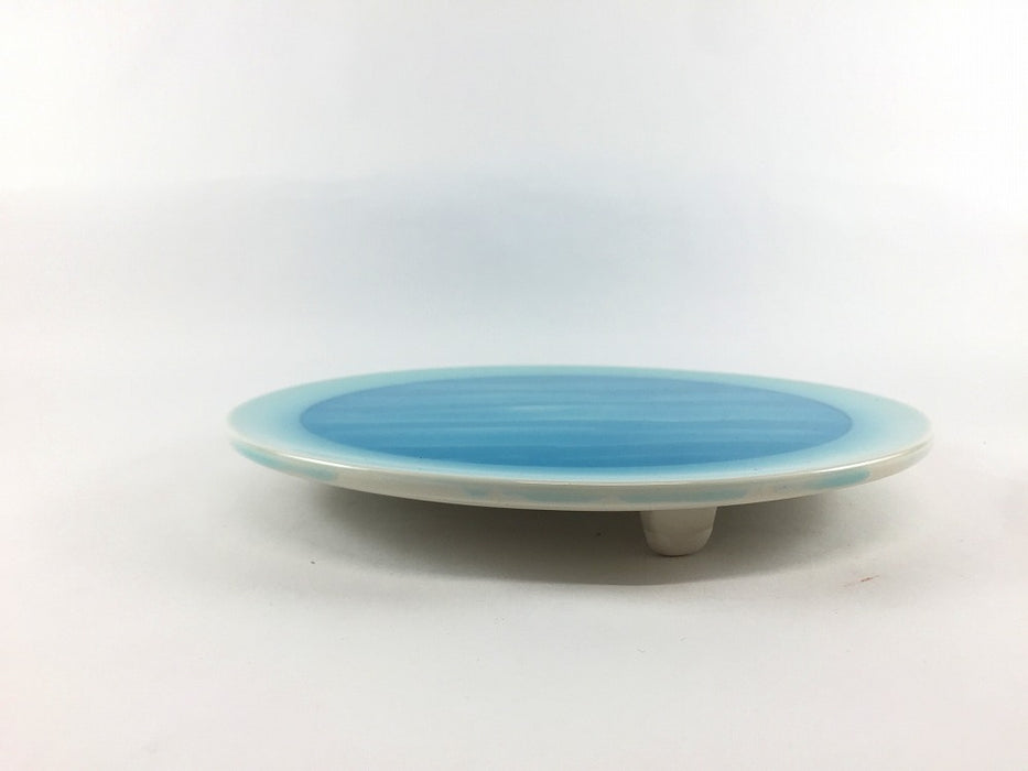 【SALE】吉野ヶ里ブルー6寸皿　19cm　有田焼【訳あり】