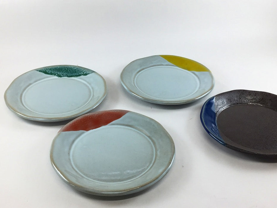 【SALE】150プレート　(4色)　15cm　波佐見焼【訳あり】