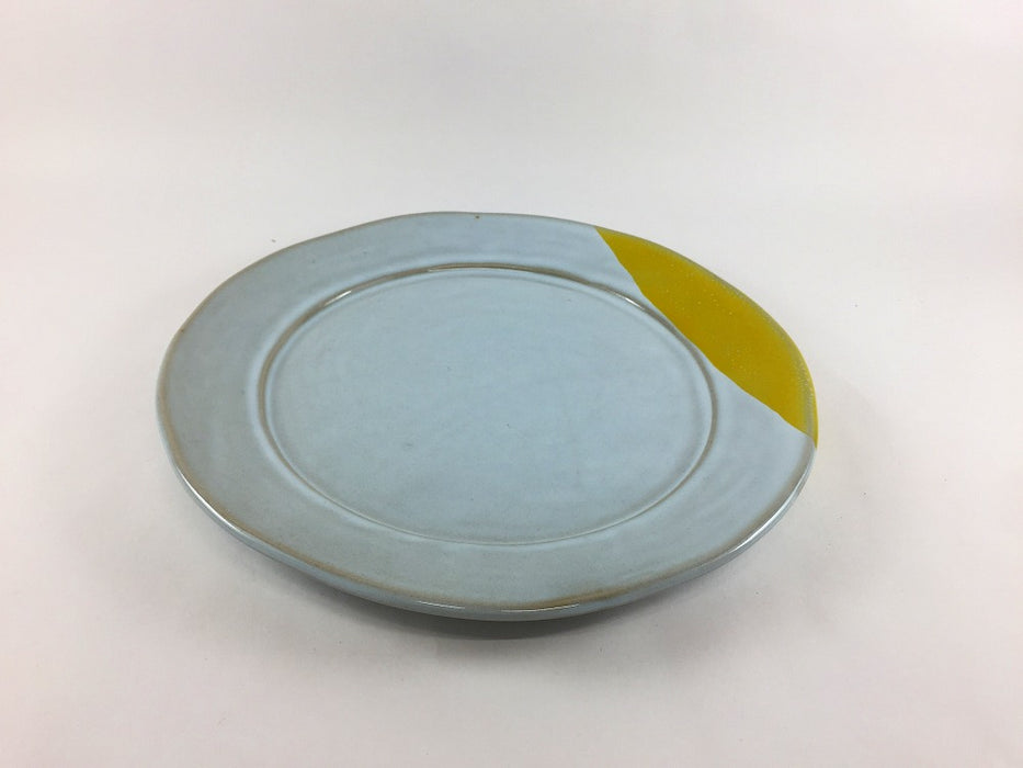 【SALE】215プレート　化粧/黄流　21cm　波佐見焼【訳あり】