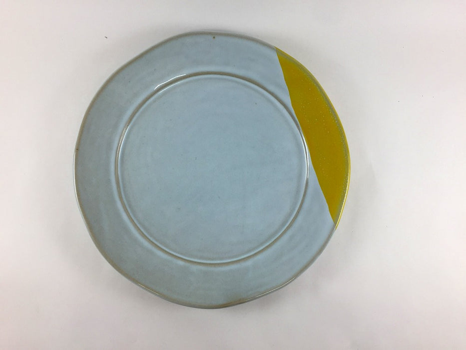 【SALE】215プレート　化粧/黄流　21cm　波佐見焼【訳あり】