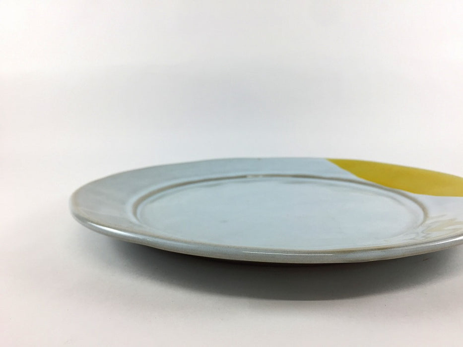 【SALE】215プレート　化粧/黄流　21cm　波佐見焼【訳あり】