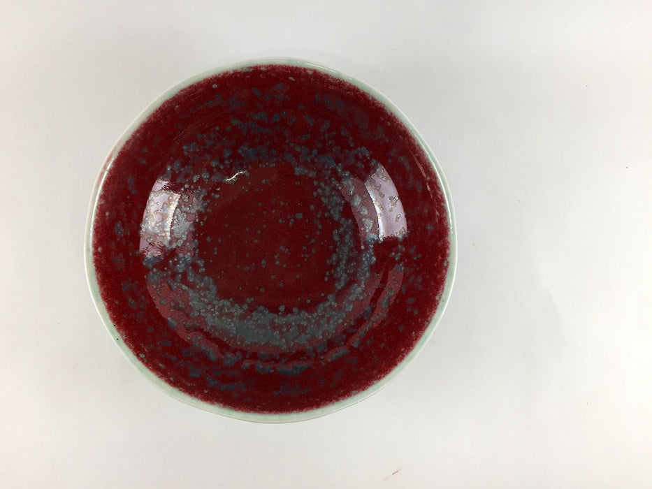 【SALE】紫炎紅三つ足小鉢　14.5cm　有田焼【訳あり】