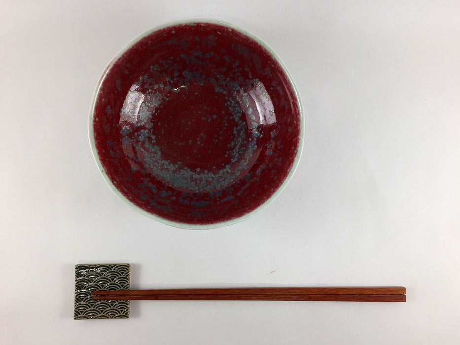 【SALE】紫炎紅三つ足小鉢　14.5cm　有田焼【訳あり】