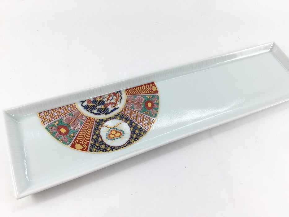 【新作入荷】29.5cm細長皿　古伊万里　波佐見焼(j.R)