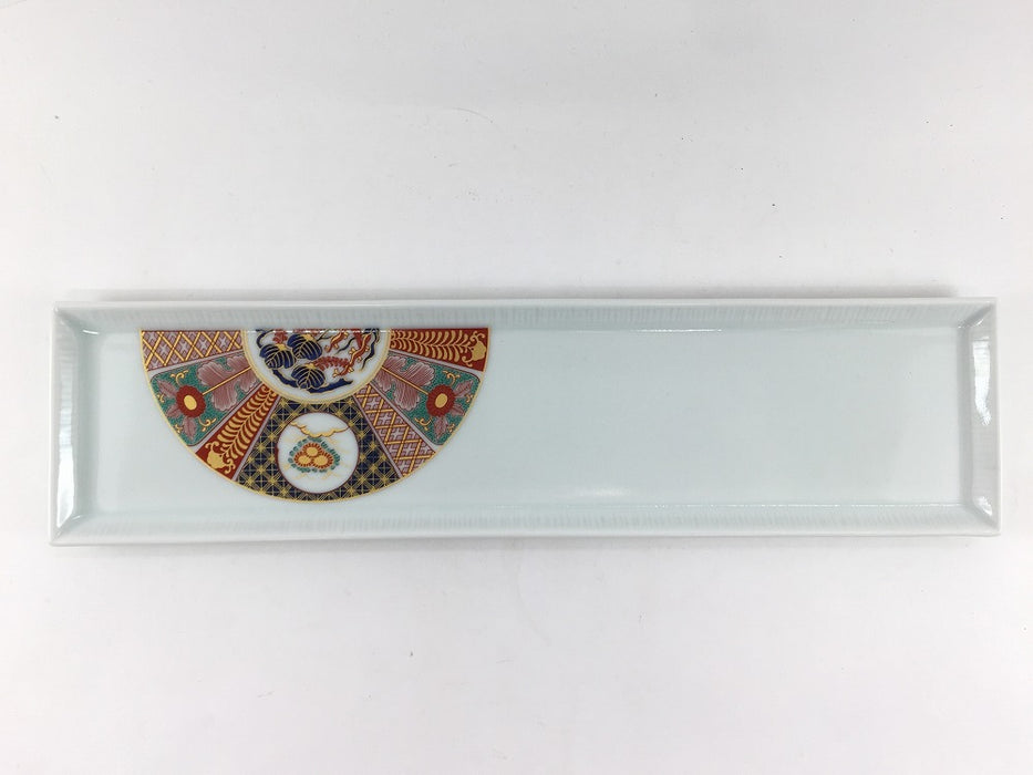 【新作入荷】29.5cm細長皿　古伊万里　波佐見焼(j.R)