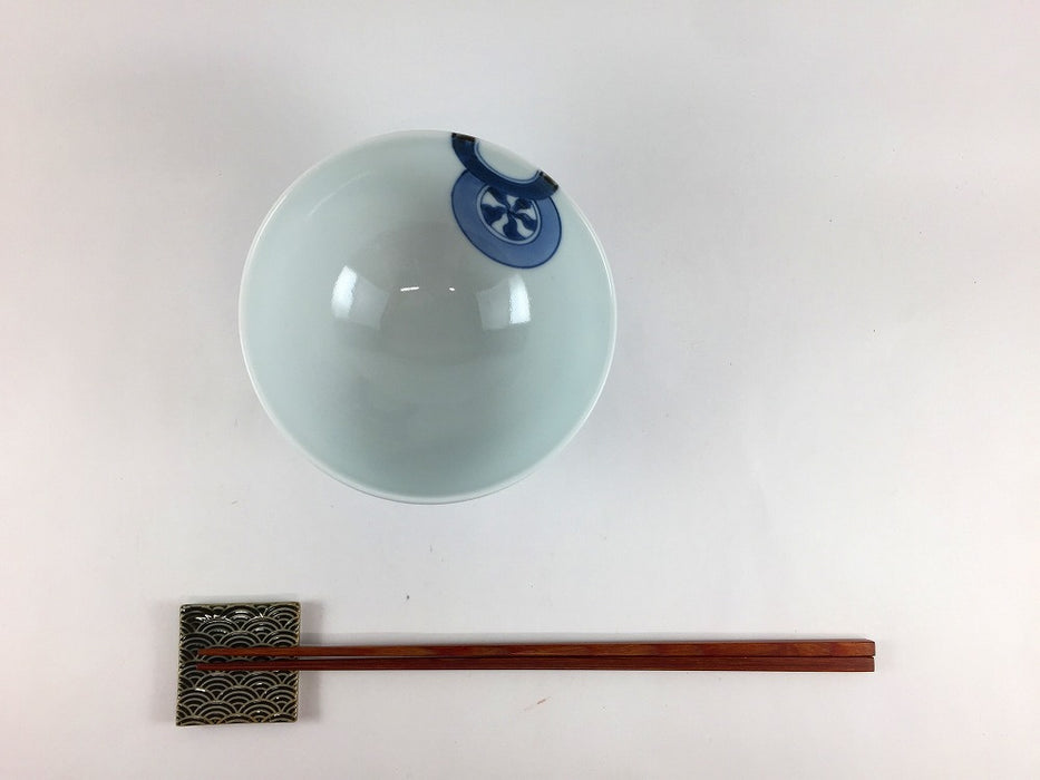 【SALE】丸紋N茶碗(小)　11cm　有田焼【訳あり】