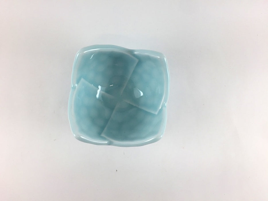 【SALE】淡青磁四方切小中付　9cm　有田焼【訳あり】