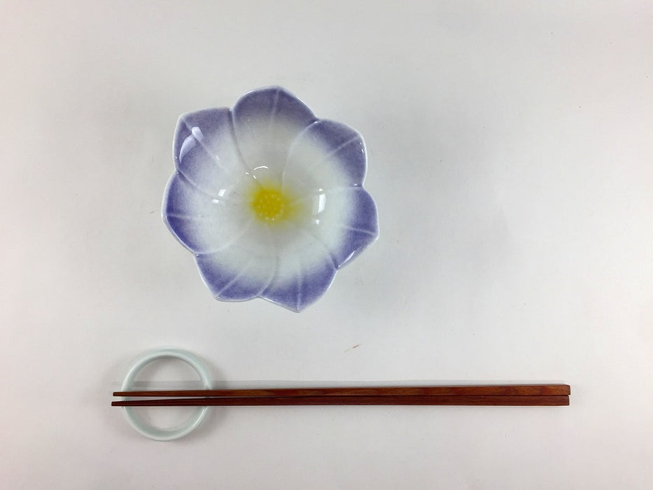 【SALE】紫内黄吹桔梗片上中付　11cm　有田焼【訳あり】