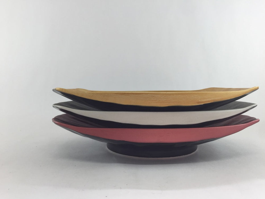 【SALE】215絞り焼皿　(金彩/銀彩/銅彩)　21.5cm　有田焼【訳あり】
