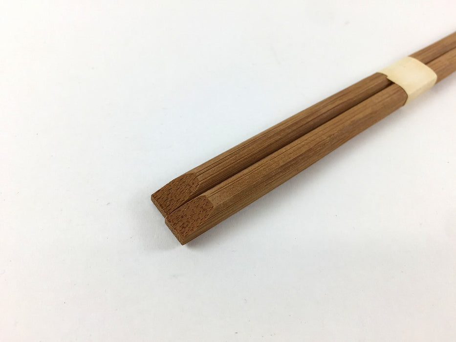 【SALE】いぶし茶　23.5cm竹箸　中国製