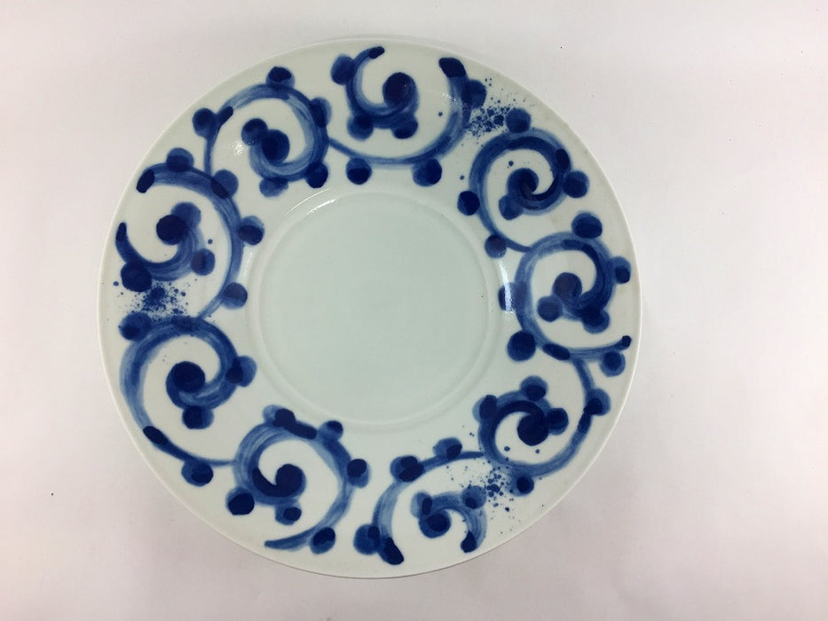 【SALE】かる技8寸皿　太唐草　24cm　有田焼【訳あり】