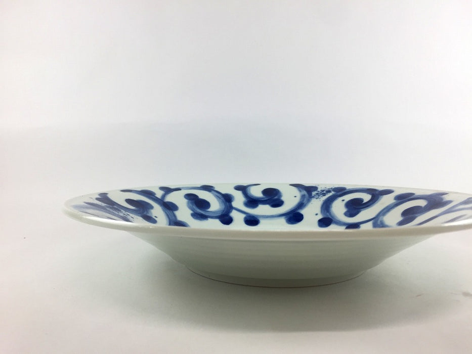 【SALE】かる技8寸皿　太唐草　24cm　有田焼【訳あり】