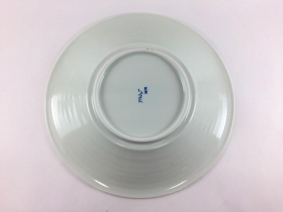 【SALE】かる技8寸皿　吹唐草　24cm　有田焼【訳あり】