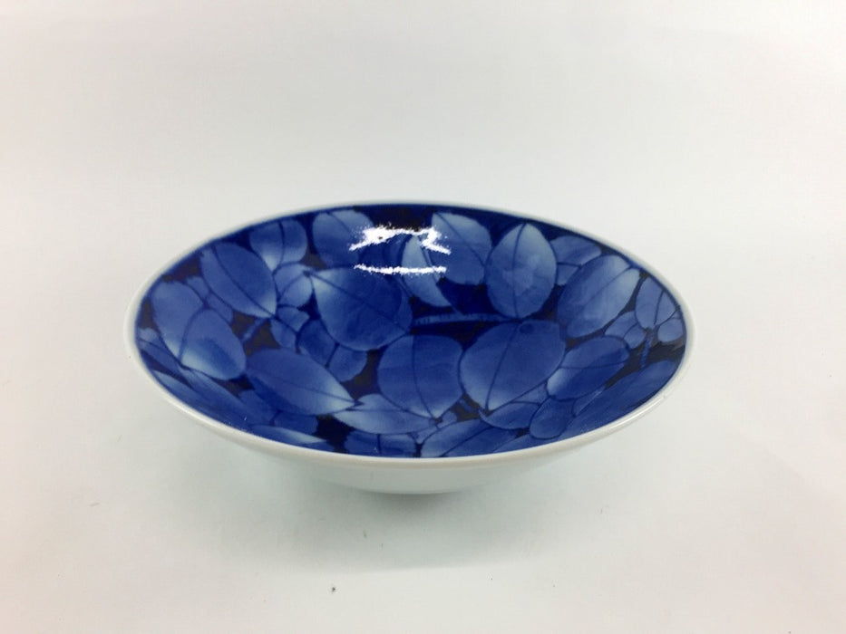 【SALE】染葉平鉢　16cm　有田焼【訳あり】