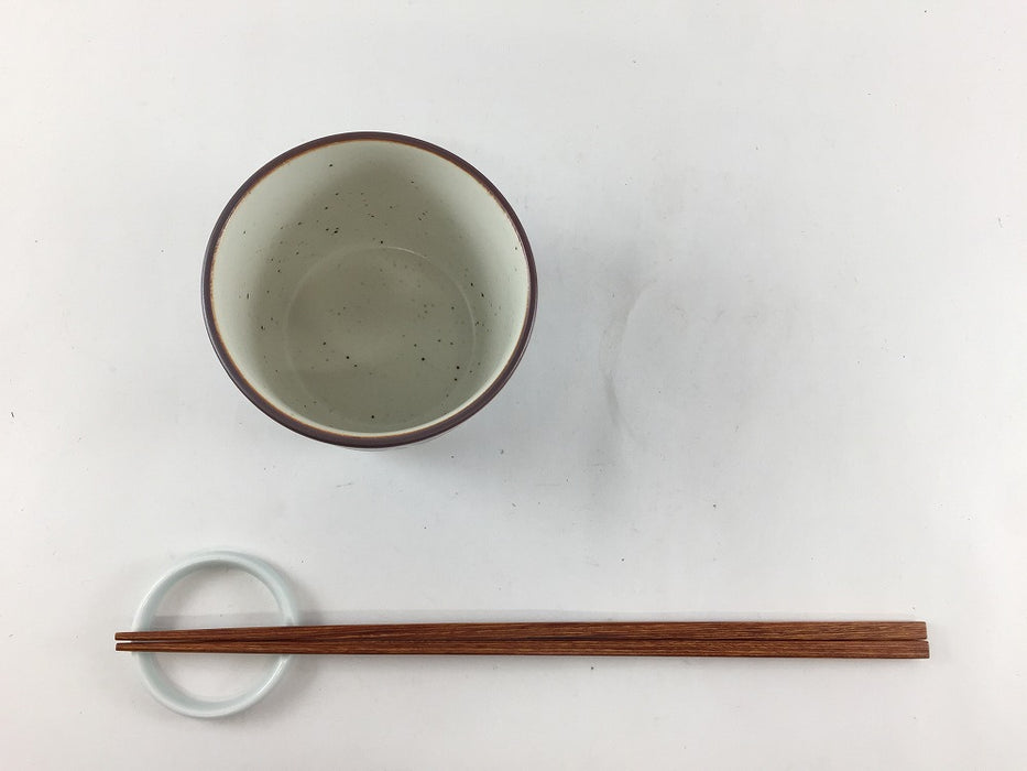 そば猪口　花巡(染七宝/染七宝青海波)　8cm　180cc　波佐見焼(j.R)
