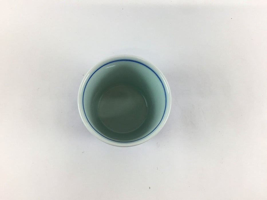 【SALE】染葉そば猪口　130cc　7cm　有田焼【訳あり】