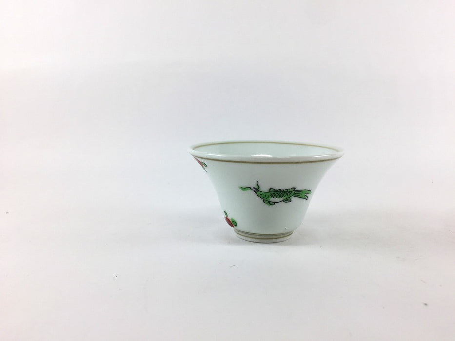 【SALE】朝顔小付　万歴　7.5cm　波佐見焼【訳あり】