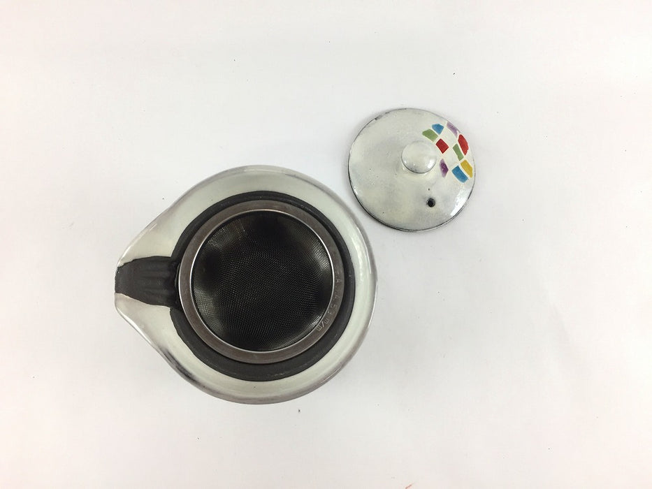 【SALE】瓢急須　ステンド　茶コシ付　220cc　8cm　有田焼【訳あり】