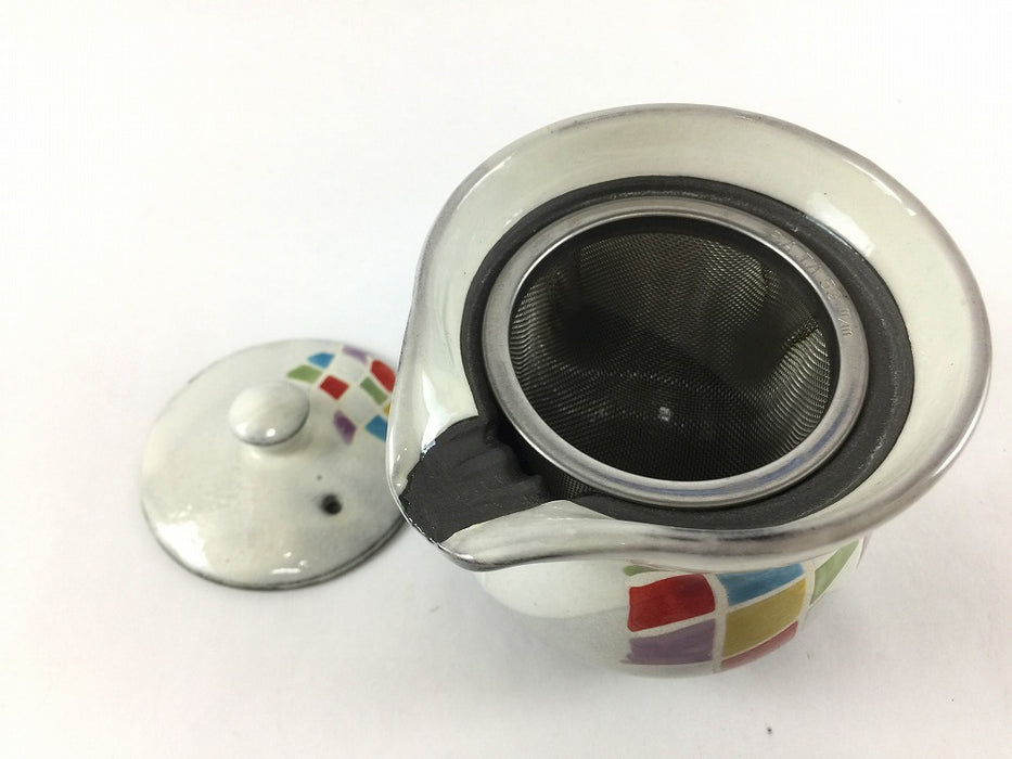 【SALE】瓢急須　ステンド　茶コシ付　220cc　8cm　有田焼【訳あり】