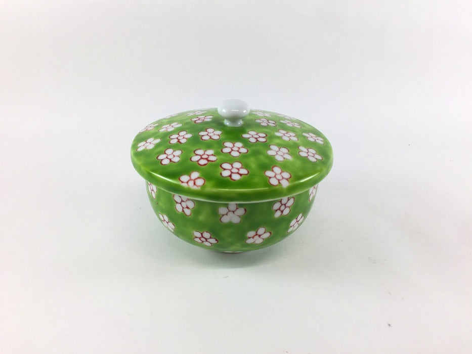 【SALE】汲出碗　小花紋　(黄/黄緑/青緑)　200cc　9cm　有田焼【訳あり】