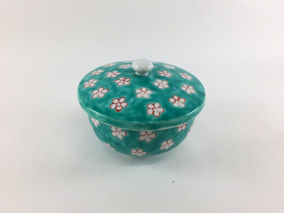 【SALE】汲出碗　小花紋　(黄/黄緑/青緑)　200cc　9cm　有田焼【訳あり】