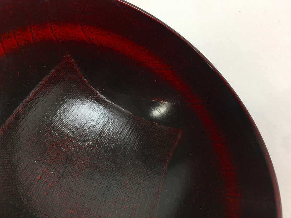 【SALE】大汁　椀両底布張15.0　(曙/根来)　14.5cm【訳あり】