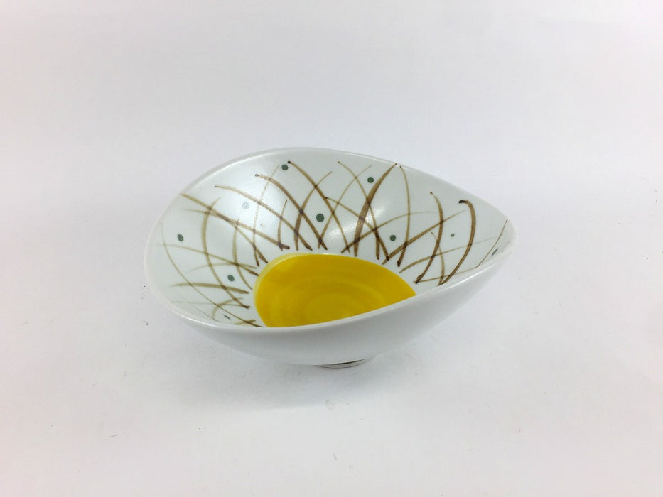 【SALE】楕円小鉢　武蔵野　13.5cm　波佐見焼【訳あり】