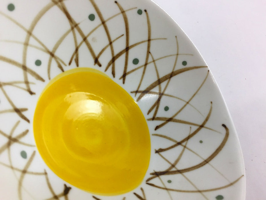 【SALE】楕円小鉢　武蔵野　13.5cm　波佐見焼【訳あり】