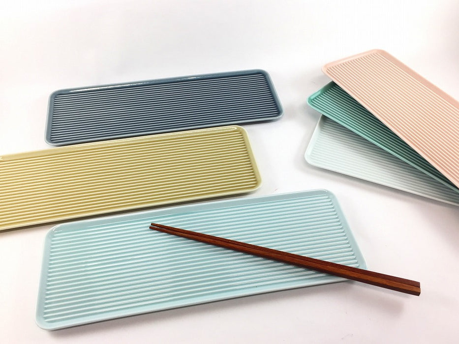 grooveロング　長皿　6色　27cm　波佐見焼(j.R)