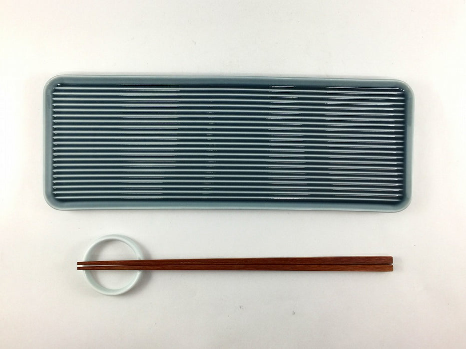 grooveロング　長皿　6色　27cm　波佐見焼(j.R)