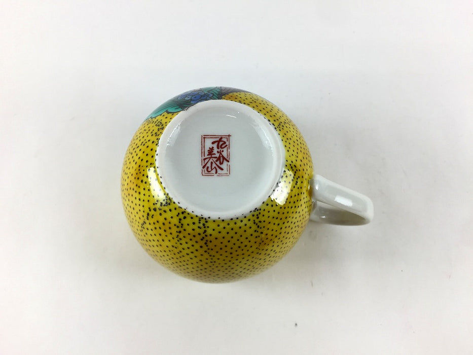 【1客価格】コーヒー碗皿　吉田屋　200cc　九谷焼(j.R)