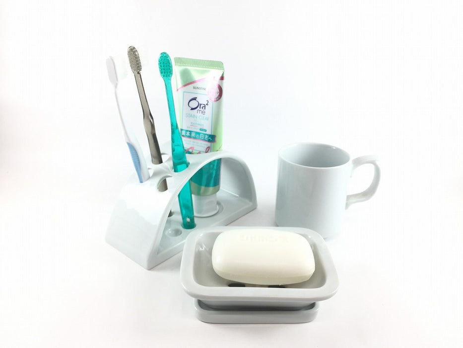 【SALE】白.歯ブラシ立て　16cm　波佐見焼(j.R)【訳あり】