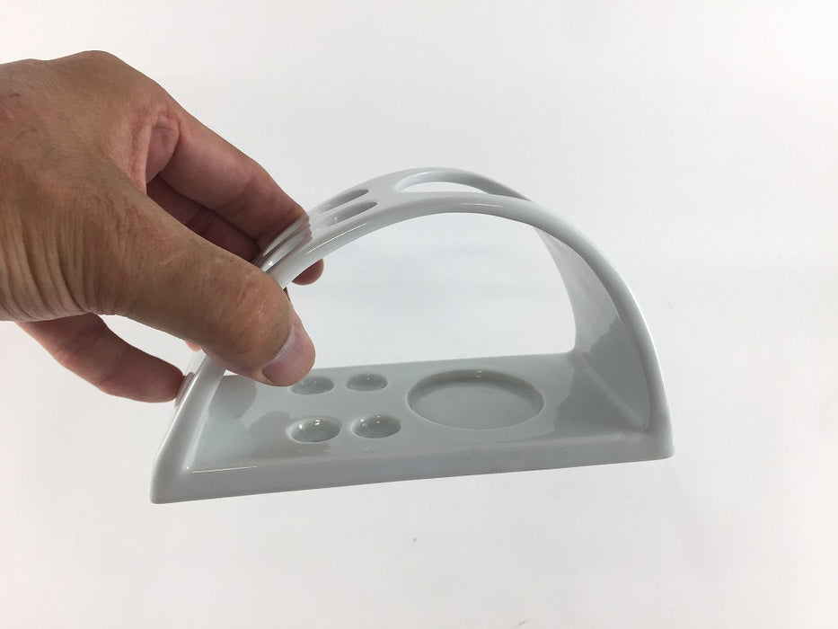 【SALE】白.歯ブラシ立て　16cm　波佐見焼(j.R)【訳あり】