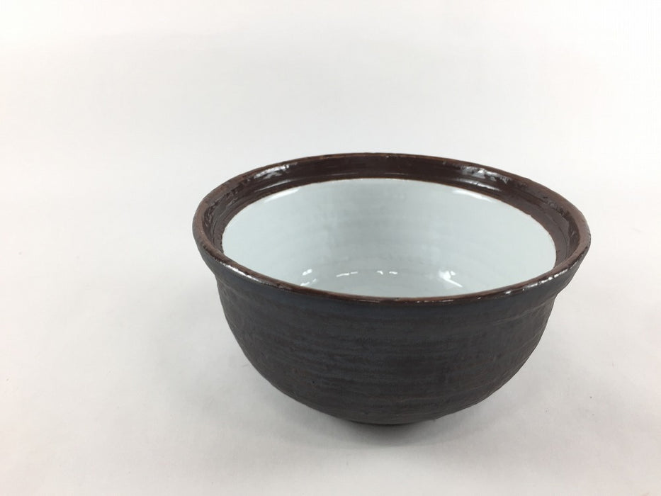 【SALE】土もの風碗鉢　白磁　12cm(300cc)　有田焼【訳あり】