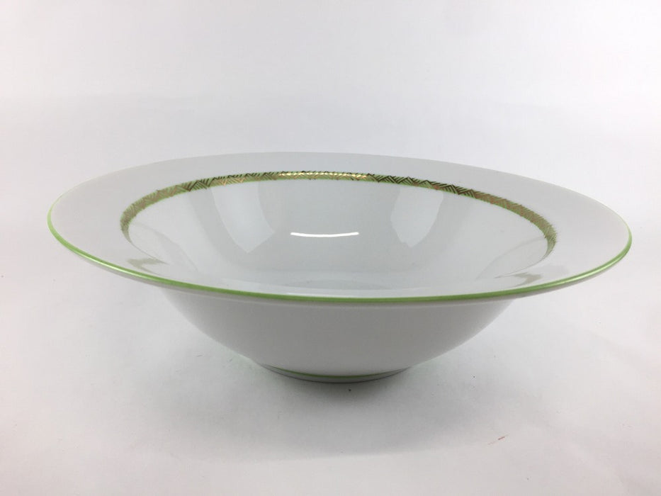 【SALE】リム23.5cm鉢　(緑金彩/青金彩/茶金彩)　有田焼(j.R)【訳あり】