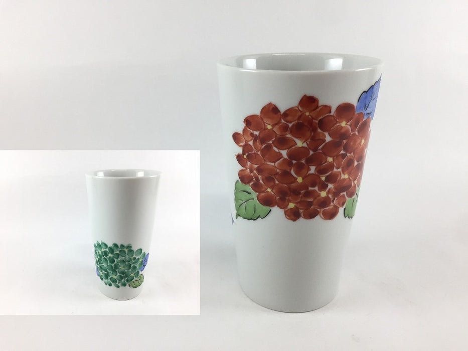 フリーカップ240cc　(コスモス/ひまわり/桜/あじさい/もみじ)　7cm　有田焼(j.R)【限定品】