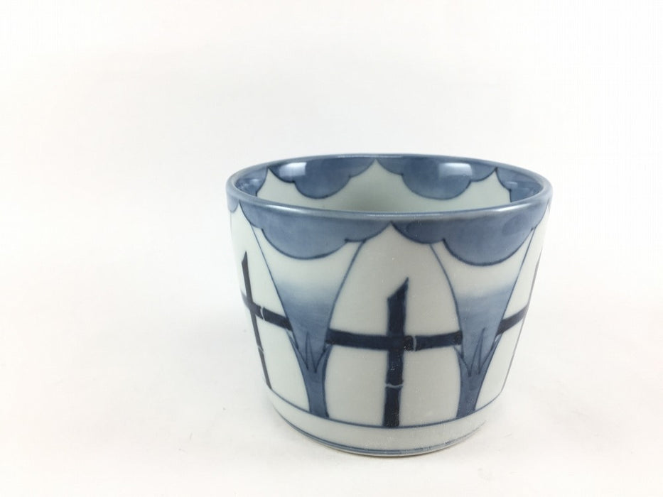 蕎麦猪口8.5cm(210cc)朝顔文　有田焼　李荘窯(j.R)