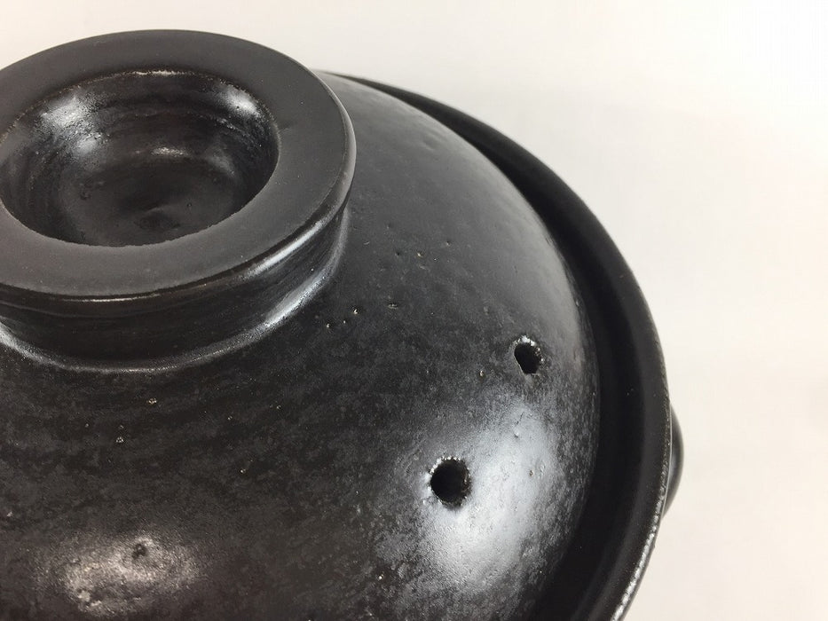 3合ご飯鍋.新黒　24cm(H18cm)　有田焼(j.R)